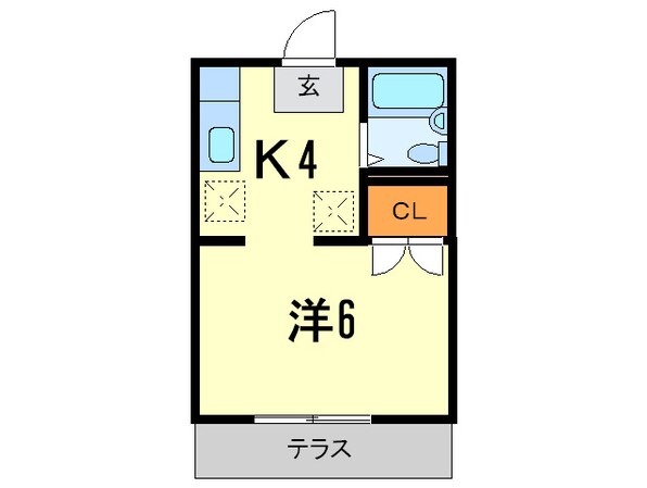 サン今津の物件間取画像